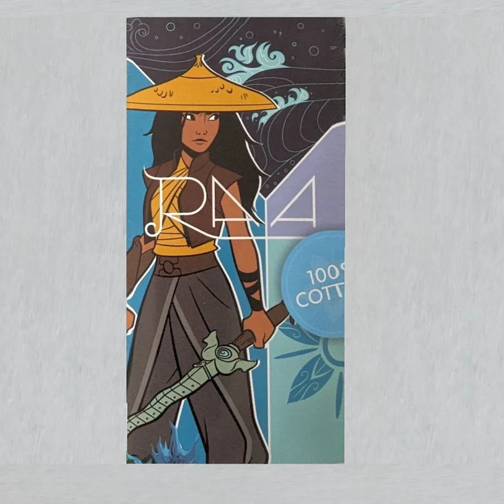 Raya & the Last Dragon Cotton Beach Towel Measures 28